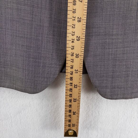 Lauren Ralph Lauren Men's 44R Gray Suit Jacket Blazer 3 Button 100% Wool Classic - Picture 6 of 11